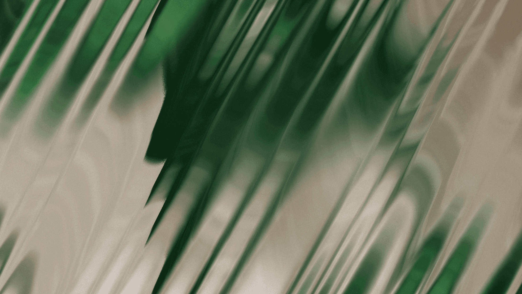 Blurred green abstract streaks